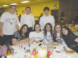 ASO members served dinner at the Keyan Armenian School Banquet, held November 6. Photo: Alice Arakelian