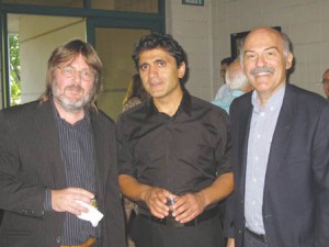 L. to R. Andreas Werz, Vardan Mamikonian, and Prof. Barlow der Mugrdechian. Photo: ASP Archive