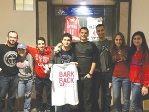 ASO members at the Fresno State Men's Basketball game.