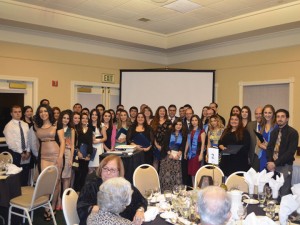 Students receiving a Minor in Armenian Studies and those receiving a scholarship were recognized at the Banquet.