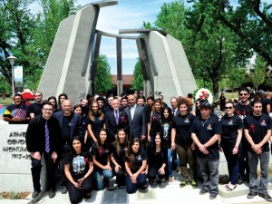 ASO students at the April 24 Genocide Commemoration.