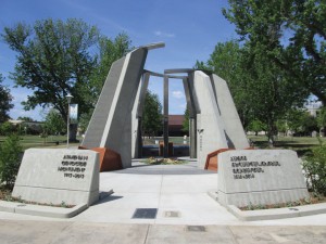 The Armenian Genocide Monument at Fresno State.