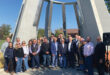 California State Assembly members, community leaders, students, and Fresno State officials at the Armenian Genocide Monument, October 16, 2025.