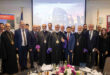 His Holiness Catholicos Aram I and guests at the luncheon hosted by the Armenian Studies Program at the Smittcamp Alumni House on Wednesday, November 5.