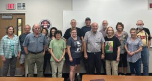Prof. Barlow Der Mugrdechian, sixth from right, with members of the Osher Lifelong Learning class. Photo: Katherine Arslanian